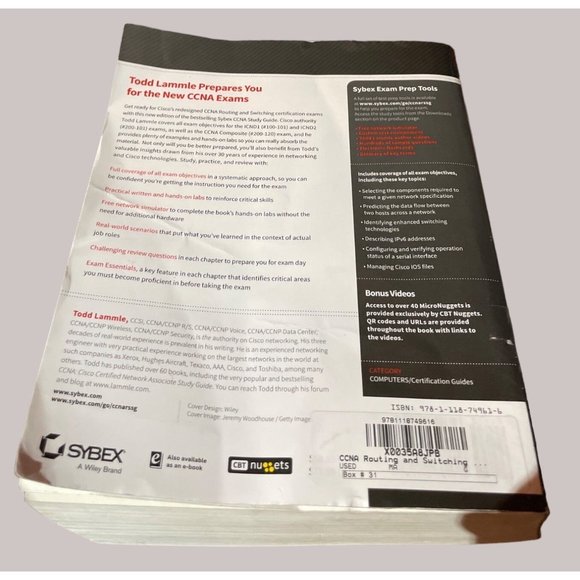 CCNA Routing and Switching Complete Study Guide 2nd Edition Todd Lammie CCNA Rou - Picture 3 of 4